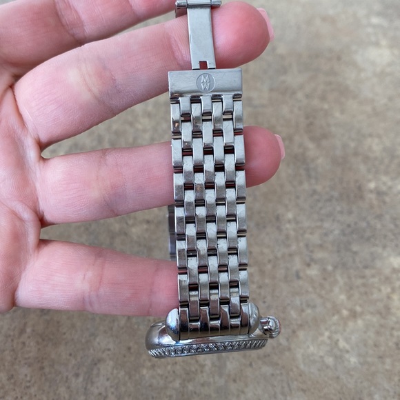 MICHELE CSX Chronograph Diamond Bezel Ladies Watch - MW03M01A1025 - Picture 4 of 16